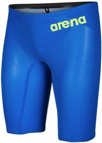 Wettkampf Badehose Herren Arena Powerskin Carbon Air2 Jammer Electric Blue/Dark Grey/Fluo Yellow