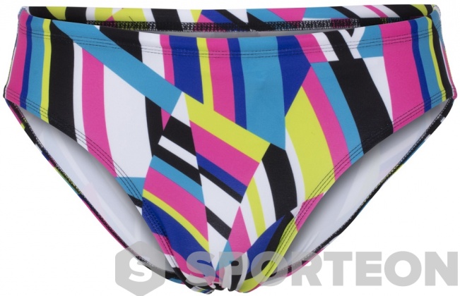 Badehose Herren Aquafeel Stripe Confusion Brief Multi