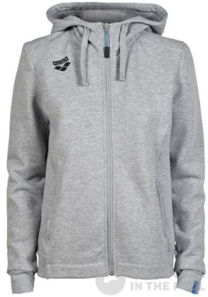 Damensweatshirt Arena Women Team Hooded Jacket Panel Medium Grey/Heather