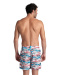 Arena Beach Boxer Allover White/Turquoise Multi