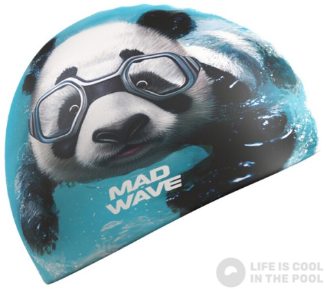 Mad Wave Panda Silicone Cap 