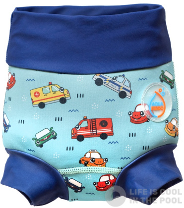 Schwimmanzug für Babys AquaKiddo Swim Nappy Cars