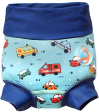 Schwimmanzug für Babys AquaKiddo Swim Nappy Cars