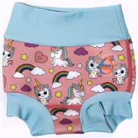 Schwimmanzug für Babys AquaKiddo Swim Nappy Unicorn