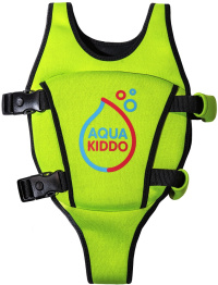 Schwimmveste Kinder AquaKiddo Swim Vest Green