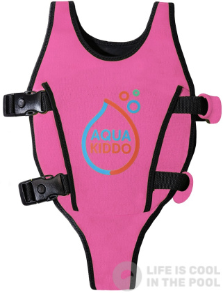 Schwimmveste Kinder AquaKiddo Swim Vest Pink