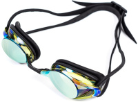 Schwimmbrille BornToSwim Freedom Mirror Swimming Goggles Schwarz