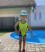 Schwimmveste Kinder AquaKiddo Swim Vest Green