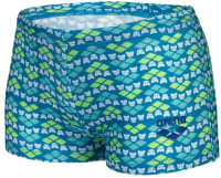  Arena Friends Swim Short Boys Soft Green/Multi